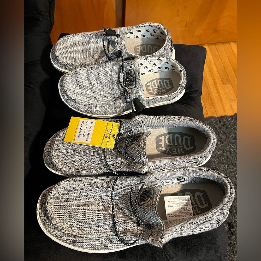 His and her Hey Dude shoes Brand New Men’s size 10 and women’s size 6